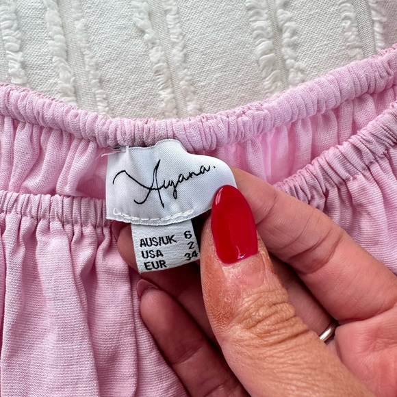 Princess Polly Aiyana Brand Bubblegum Pink Mini Dress Size US 2 - Picture 6 of 6